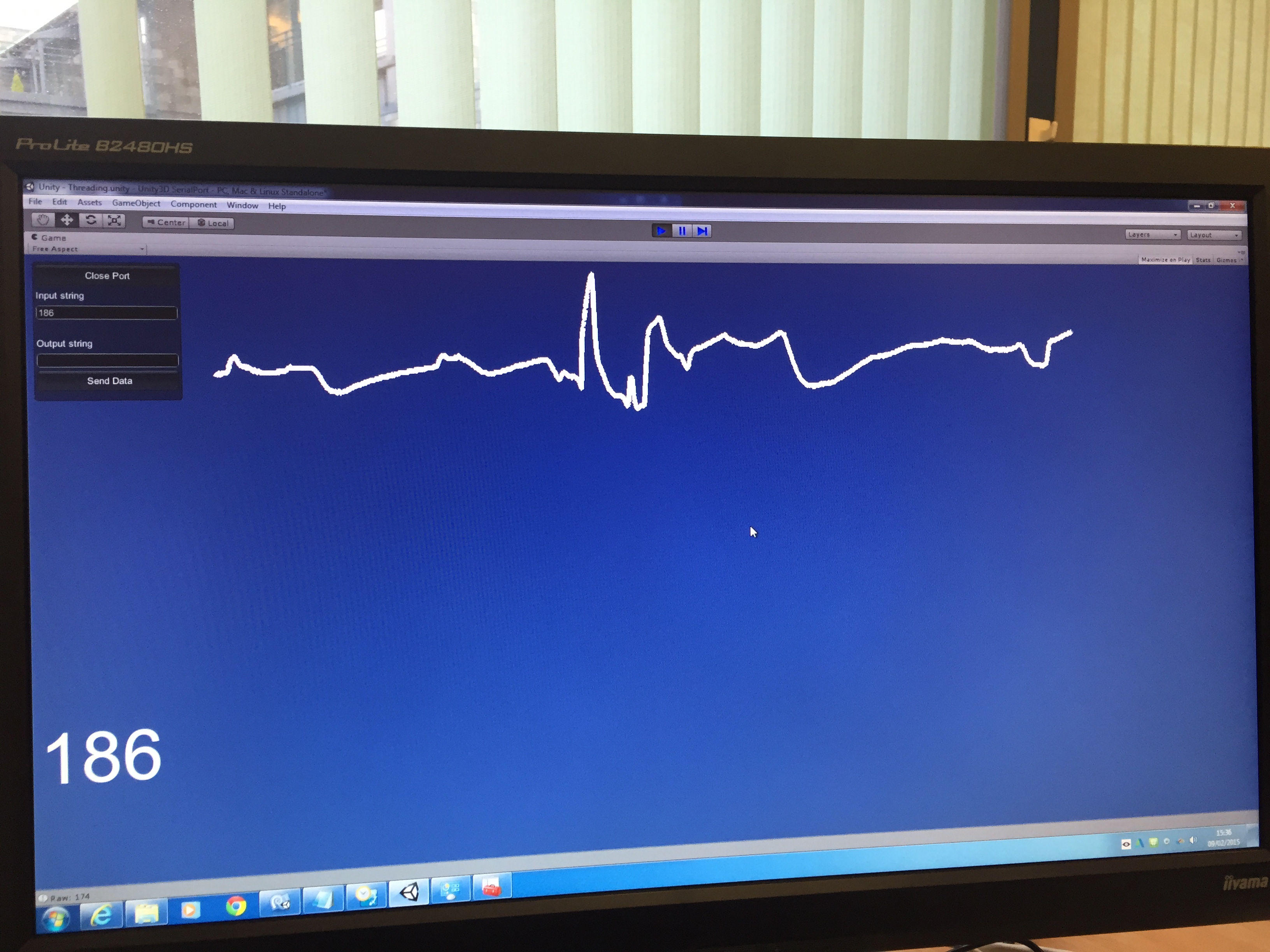 Displaying Serial Data in Unity using a Line Renderer